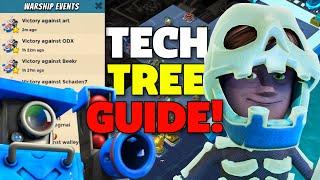 THE Season 67 Tech Tree Guide! ⭐ // Boom Beach Warships