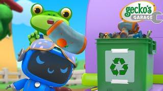 Recycling Skills! | Gecko's Garage | Trucks For Children | Cartoons For Kids