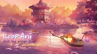 Still the water flows- Animation, loop animation, Doggie Corgi