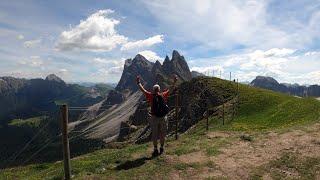 Seceda Dolomiten in Südtirol  4k 17. 6.2022