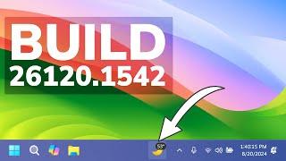 New Windows 11 Build 26120.1542 – New Taskbar Design, New Camera Options, and Fixes (Dev)