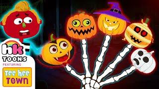 Pumpkin Finger Family | Halloween Spooky Songs | Hooplakidz Toons