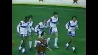 1982 MISL All Star Game, Buffalo, NY. Wichita Wings' Kevin Kewley's first goal of the night.