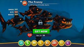 MONSTER FRENZY UNLOCKED AND GAMEPLAY - Hungry Shark World