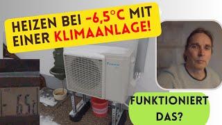 Heizen mit Klimaanlage: Zum ersten Mal richtig kalt!  Verbrauch und Kosten der Daikin Klimaanlagen.