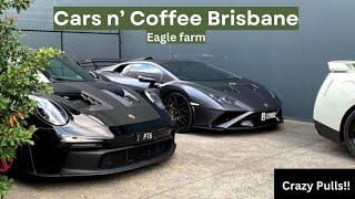 Cars n’ Coffee Brisbane Eagle Farm June 15 Meet (Crazy cars and pulls - Porsche GT3RS)