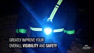 Avanto Lfiestyle Chest Light Triple Beam for Best Visibility in Traffic After Dark