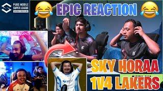 SkyHoraa 1V4 Lakers  Horaa VS Lakers Drop Clash  #cr7horaa #4kgamingnepal Epic Reaction  #horaa