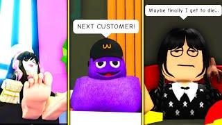 BIRTH To DEATH COMPILATION In ROBLOX! (UWUCUTESINGLE, GRIMACE, KAREN & MORE)