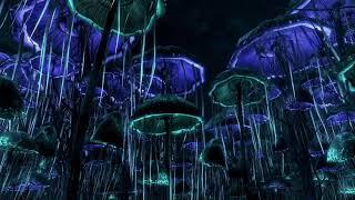 Beautiful and Tranquil Glowing Mushrooms in Skyrim