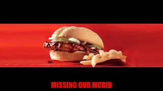 ** Important** MISSING McRib 2019