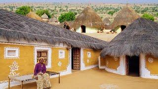 Awesome Desert Village Life in Pakistan | Cholistan Desert | Beautiful Mud House | Beautiful Hut