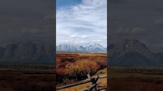 The Grand Tetons of Wyoming In Fall 