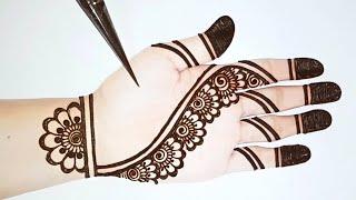 Beautiful Easy mehndi designs for hands || Simple mehandi design | Arabic design || Shab's Creation