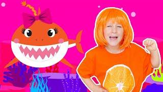 아기 상어 무지개 baby shark  rainbow | Anuta Kids Channel 에서 한국어