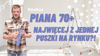 Test wydajności - szybka piana Bauhus 70+!  Niesamowita wydajność 