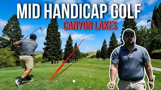 Mid Handicap Takes on a Tough Target Course (Canyon Lakes Golf Course) - 18 Hole by Hole Course Vlog