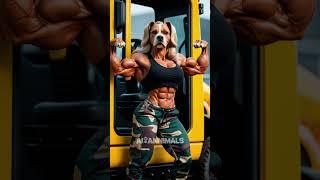 AI Female Bodybuilder Animals #Shorts #YouTubeShorts #Viral #Trending #ai #aiyoutube #aiviralshorts