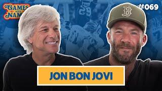 Bon Jovi and Julian Edelman Talk Rock Star Life and Belichick as a Drummer | SB XXV Bills vs Giants