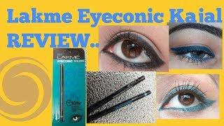 Lakme eyeconic kajal review(shade black royal blue and regal green)