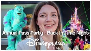 DISNEYLAND PARIS VLOG ANNUAL PASS EXCLUSIVE PARTY - BACK IN TIME | JAARPAS FEEST SEPTEMBER 2024