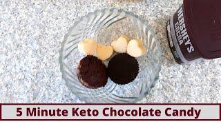 5 Minute Keto Chocolate Candy