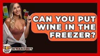 Can You Put Wine In The Freezer? - Beverage Buff