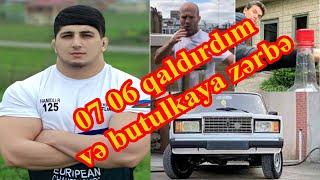 07 və 06 maşınların qaldırdım meydan oxuma|Strong wrestler Сильный борец из Азербайджана|