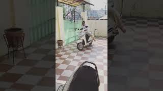 Girl Riding Scooter funny 