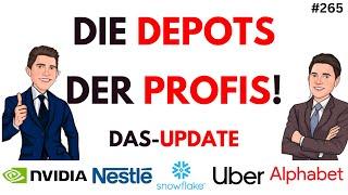 Die Depots der Profis - Nvidia - Nestlé - Snowflake - Uber - Alphabet - Yum! - uvm.