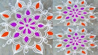 deepavali rangoli#137 #festivalsrangoli #deepammuggulu #newrangoli #simplerangoli #@My_rangoli77