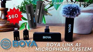 BOYA LINK A1 Modular Wireless Microphone System (Noise Cancelling) SICERIK TECH