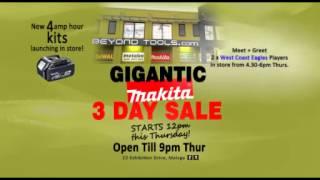 Beyond Tools Gigantic MAKITA 3 Day Sale