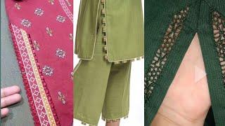 Beautiful Daman Designing ideas For Your Winter Dresses 2024!!Ghera Designs With Patterns!!