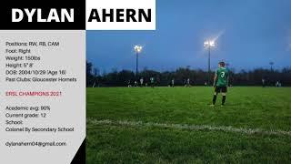 Dylan Ahern Ontario Cup and ERSL Season Highlights 2021