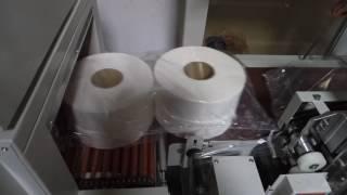 High speed bobbin tissue paper maxi roll packing sealing machine