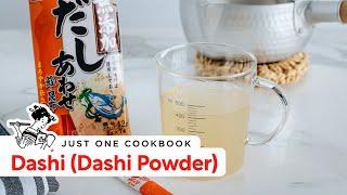 Easy Dashi with Dashi Powder