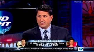 Mike "The Whiner" Milbury on Brooks Orpiks' Hit
