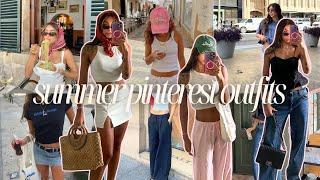 Recreating Pinterest Outfits for Summer (with clothes I already have!)