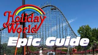 Holiday World Roller Coaster Review Santa Claus IN.