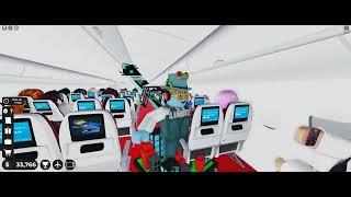 Roblox Cabin Crew Simulator - Airbus A340 from New York City to Sydney