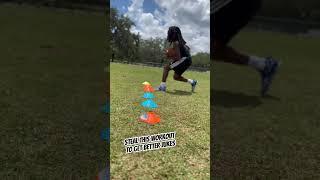 Steal This Workout To Get Better Jukes #blazefootball #football #footballdrills