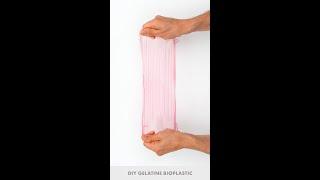 Homemade Bioplastic: gelatin