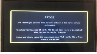 How to resolve E37-32 error message on your Gotv