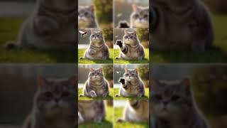 “Slow-Motion Cat: The World is Too Fast! ⏳” #cat #ai #catvideos #catlover #story #cute #kitten