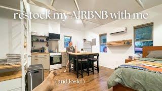 Restock my AIRBNB with me!