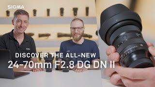 NEW SIGMA 24-70mm F2.8 DG DN II Art, the ultimate standard zoom for full-frame mirrorless cameras!