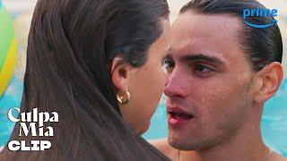 Nick and Noah's Pool Kiss | Culpa Mía | Prime Video