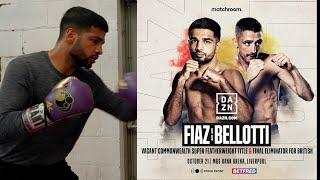 Aqib Fiaz get to fight for his first title, against big punching Reece Bellotti on Oct 21