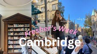 FRESHER'S WEEK at Cambridge University | making friends, moving for uni, academia vibes